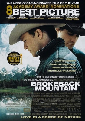 Brokeback Mountain Movie Poster – Classic 00’s Vintage Poster - Wall Decor - Image 1 of 4