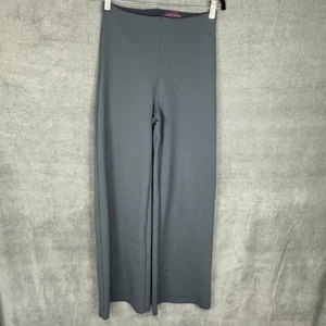 Commando Pants Womens Large Gray Neoprene Flared Leggings High Rise Neutral Work - Picture 1 of 11