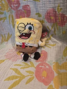 Ty Beanie Buddy - SPONGEBOB SQUAREPANTS 12" Medium NEW MWMTs Plush Stuffed Toy - Picture 1 of 3