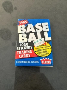 1985 Fleer Baseball (1) Wax Pack From Box Clemens , Kirby Puckett, Gooden Rookie - Picture 1 of 2