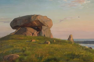 Impresión artística giclee A Mound at Refsnaes 1885 por Carl Bloch Museum envío gratis - Imagen 1 de 3
