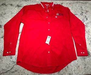 Men's Cinch Road to The Horse Rodeo Western Shirt Colt Kentucky Horse Park Red - Picture 1 of 6