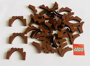 LEGO ARCH 1x3x3 NEW x10 pcs- BROWN - bridge window wall castle Tree part 13965 - Picture 1 of 5