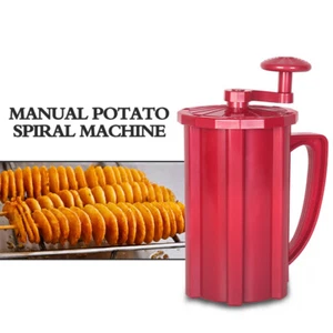 Manual Potato Tower Machine Twist Potato Cutter Twister Fries Maker Hot Dog Chip - Foto 1 di 5