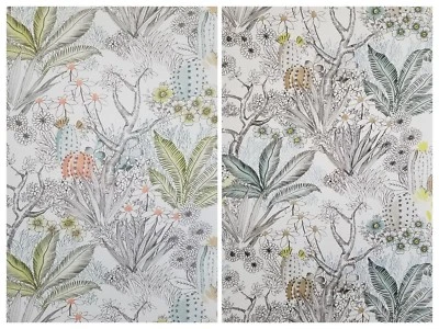 York Outdoors Flowering Desert Cactus Boho Kids Nursery Gray Pink  Wallpaper  - Image 1 of 4