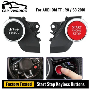 Auto Start Stop Keyless Push Button Engine Switches For Audi S3 2010 Old TT R8 - Picture 1 of 6