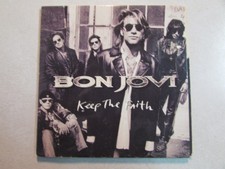 BON JOVI KEEP THE FAITH EDIT & LP VERSIONS PROMO CD SINGLE CARDBOARD SLEEVE OOP