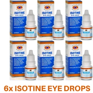 Isotin Ayurveda Augentropfen 10 ml, 6er Pack, verbessern Sie Ihr Sehvermögen natürlich - Bild 1 von 4
