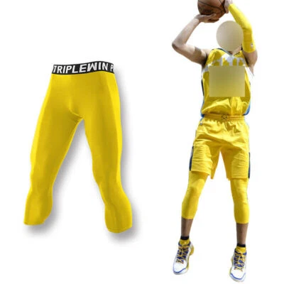 Pantalones ajustados de compresión para hombre Pantalones cortos Atléticos Baloncesto Capa base Foto 1 de 4