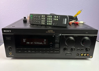 Sony STR-GA7ES AM/FM "Phono" 5.1 Channel Stereo Dolby Receiver Bundle w/Remote - Image 1 of 4