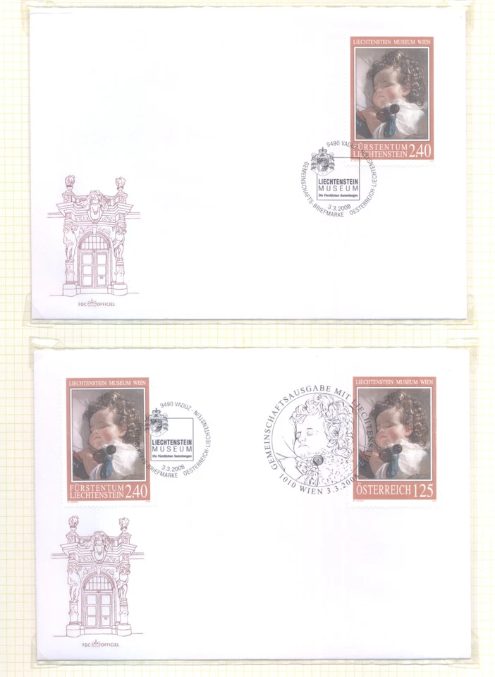 (701746) Joint Issues, Museum, Art Austria/Liechtenstein - Image 1 of 1