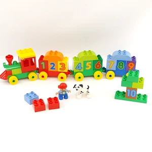 Lego DUPLO NUMBER TRAIN (#10558) Numbers 1-10, Dog, Boy 100% Complete Retired - Picture 1 of 6