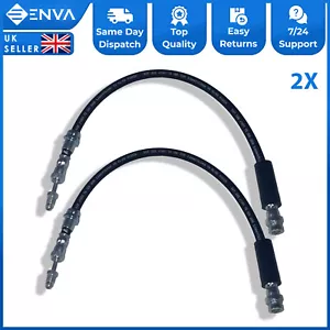 2X Tubo de manguera de freno delantero para Ford Fiesta Mk5 Fusion Mazda 2 1201141 1437504 - Imagen 1 de 4