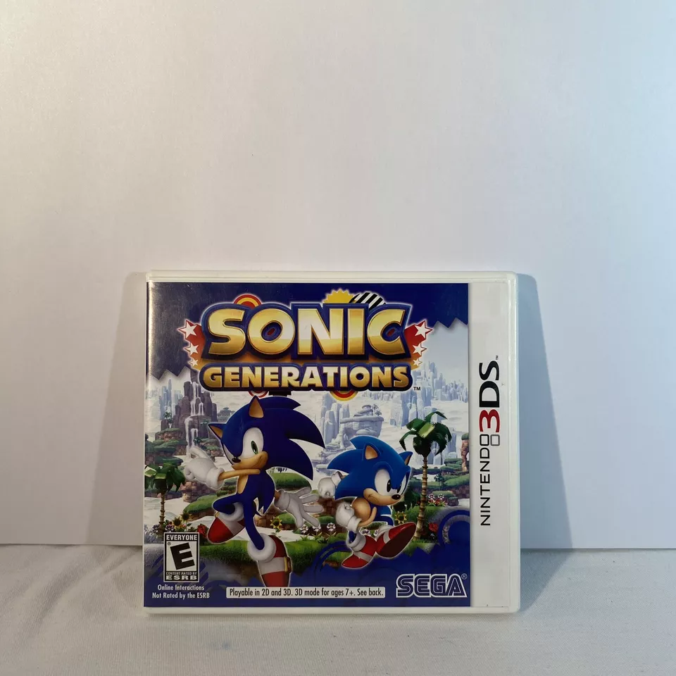 Sonic Generations (Nintendo 3DS, 2011) CIB Complete Cartridge, Manual, Case - Image 1 of 1