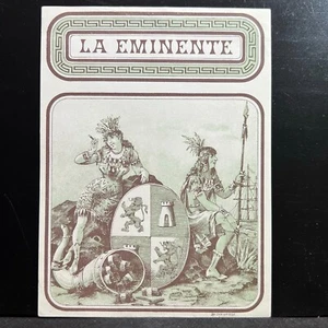 Rare Cigar Box Label - La Eminente - Picture 1 of 1