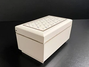 Otagiri Japanese Lacquerware Music Jewelry Box - Blue Rose - Plays Memory Cats - Picture 1 of 13