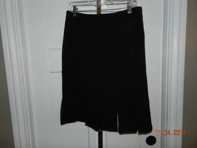 Falda Grace Elements para mujer talla 8 negra trabajo profesional línea A forrada hasta la rodilla Foto 1 de 3