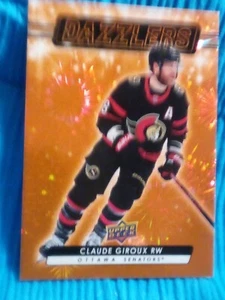 Claude Giroux 2023 Upper Deck Series 2 Hockey ORANGE Dazzlers DZ-96 Senators - Bild 1 von 1