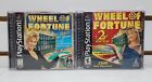 Wheel of Fortune 1st & 2nd Edition (Sony Playstation 1, PS1) Black Label *READ*
