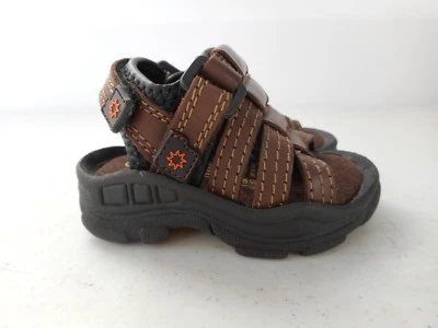 Faded Glory Infant Toddler Boys Casual Leather Sandal Shoe Size 2 NWOT - Image 1 of 3