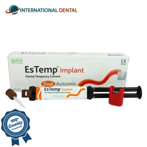 Araña dental doble cura EsTemp accesorio resina temporal cemento 8 g jeringa coronas - Imagen 1 de 6
