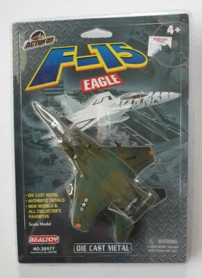 Real Toy Action City F-15 Eagle Die Cast Aeroplane No.38977  - Image 1 of 3