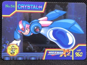 CRYSTAL・H   ROCKMAN X2 Carddass No.54  BANDAI CAPCOM JAPAN  1994 - Picture 1 of 6