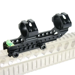 Scope Mount Bubble Level Adapter 30mm/1'' Dual Rings w/Picatinny Wea...Rail - Picture 1 of 10