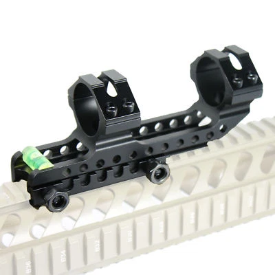 Scope Mount Bubble Level Adapter 30mm/1'' Dual Rings w/Picatinny Wea...Rail - Image 1 of 4