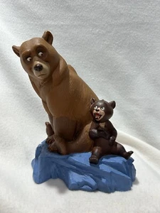 VINTAGE 2006 Disney Brother Bear Coin Piggy Bank Kenai And Koda Plastic RARE - Picture 1 of 8