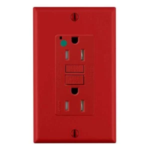 15 Amp SmartlockPro Hospital Grade Extra Heavy Duty Tamper Resistant GFCI Outlet - Picture 1 of 5