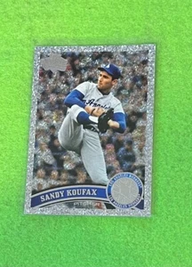 Sandy Koufax 2011 Topps 530 6th Anniversary Platinum Diamond - Foto 1 di 2