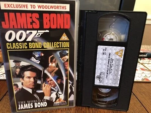 James Bond Promo VHS Video: The World Of 007 - 1995 Woolworths Exclusive Rare! - Picture 1 of 8
