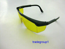 Schutzbrille Sicherheitsbrille gelb getönt verstellbar Arbeitsbrille neu