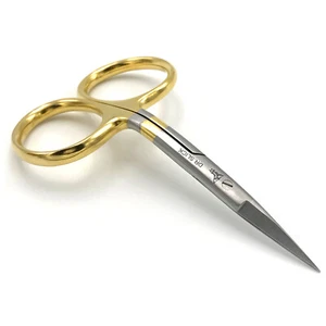 DR SLICK BENT SHAFT SCISSORS - 4" Fly Tying Crafts All Purpose Scissors NEW! - Picture 1 of 4