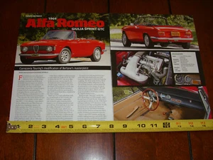 1964 ALFA ROMEO GIULIA SPRINT GTC ORIGINAL 2020 ARTICLE - Picture 1 of 4
