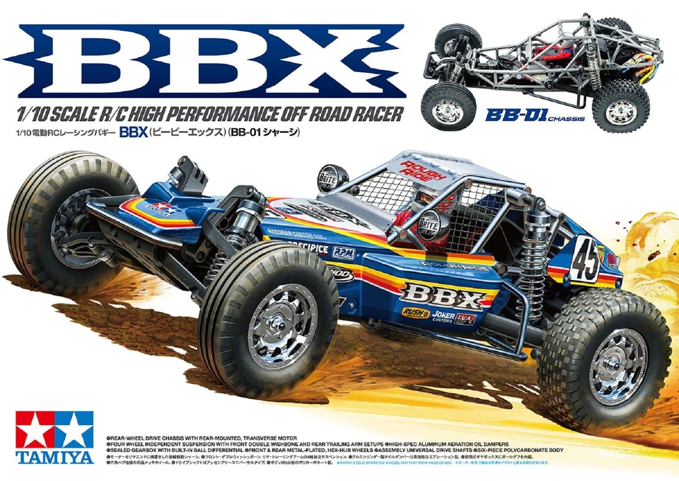 Tamiya 58719 1 10 RC BBX 2WD Buggy BB-01 - ferngesteuertes Auto Fahrzeug Model