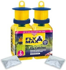 The Buzz STV336 Fly Catcher – 2 Pack (Super Effective, Refillable Insect - Picture 1 of 6