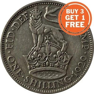 SILVER SHILLING GEORGE V COIN CHOICE OF YEAR 1920 TO 1936 - Image 1 of 2