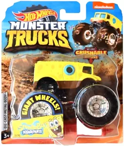 Hot Wheels Monster Trucks Bob Esponja - Nickelodeon Mattel - NUEVO - Imagen 1 de 3