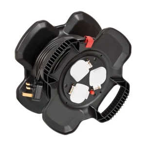 Brennenstuhl Cable Reel - Rubber Cable Reel - Heavy Duty Cable - 15 Metres - Picture 1 of 8