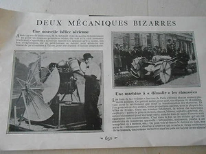 Nouvelle hélice Aérienne - Une machine à démolir les chaussées Image Print 1926 - Picture 1 of 1