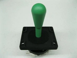 NEW 100% HAPP JOYSTICK COMPETITION 8 WAY GREEN ARCADE MAME JAMMA MULTICADE - Picture 1 of 2
