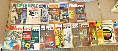 Lot of 21 High Fidelity Magazines 1975, 1976, 1977 - Image 1 of 4