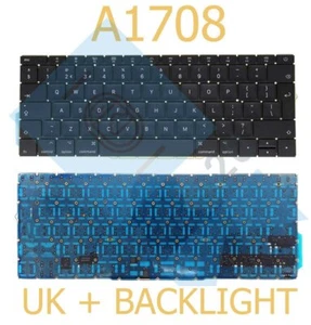 For Apple MacBook Pro A1708 2016 2017 13" UK Layout Laptop Keyboard + Backlight - Picture 1 of 3