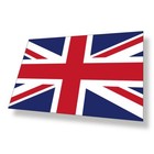 Art Print Poster Oval Union Jack Travel England Flag #56469