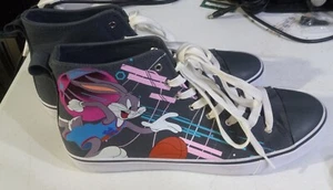 WB SPACE JAM A NEW LEGACY Canvas High Tops Shoes Sneakers Gray Men's Size 11 - Picture 1 of 6