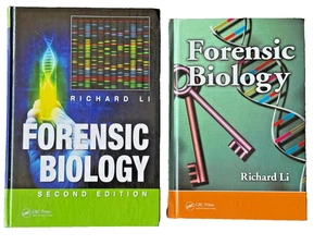 Forensic Biology Richard Li 1st & 2nd Edition Lot DNA Crime Scene CSI - Picture 1 of 15