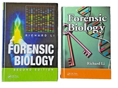 Forensic Biology Richard Li 1st & 2nd Edition Lot DNA Crime Scene CSI - Image 1 of 4