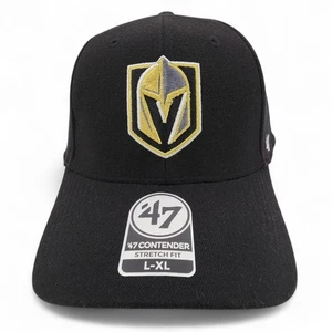 47 Brand NHL Hockey Las Vegas Golden Knights Hat Stretch Fitted Cap L-XL NEW - Picture 1 of 13